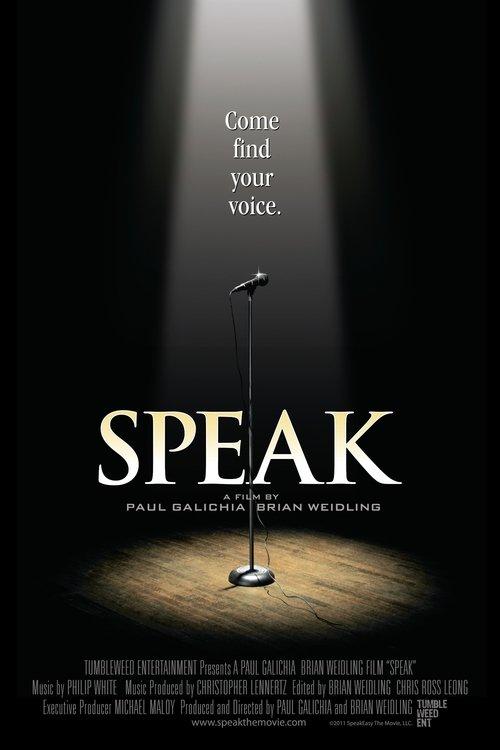 Speak 2012 official movie poster