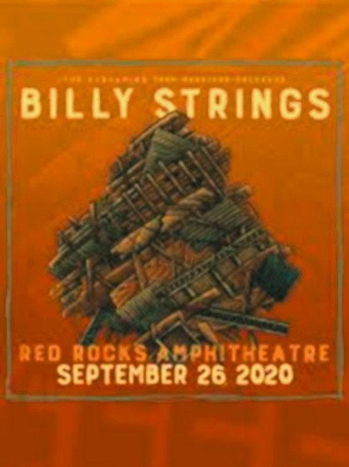 Billy Strings Live at Red Rocks 2020 official movie poster