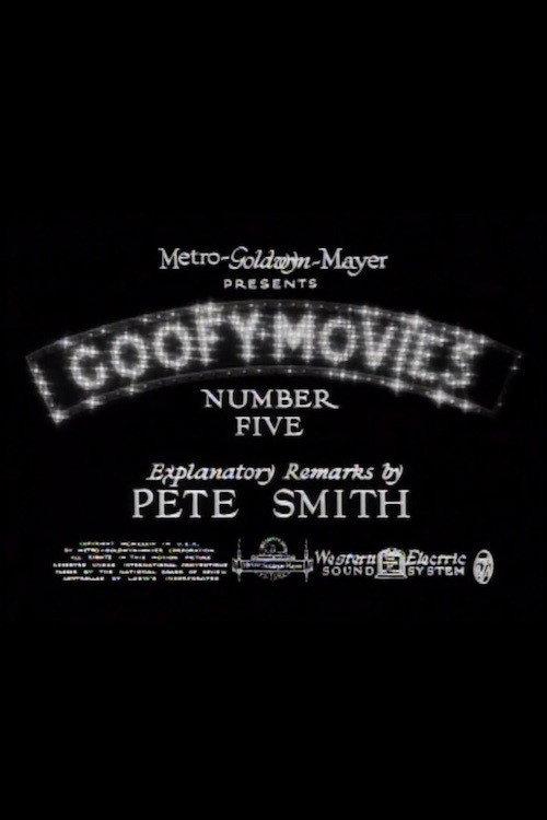 Goofy Movies Number Five 1934 official movie poster