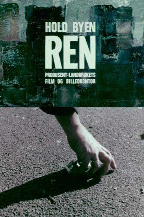 Oslofilm: Hold byen ren 1969 official movie poster