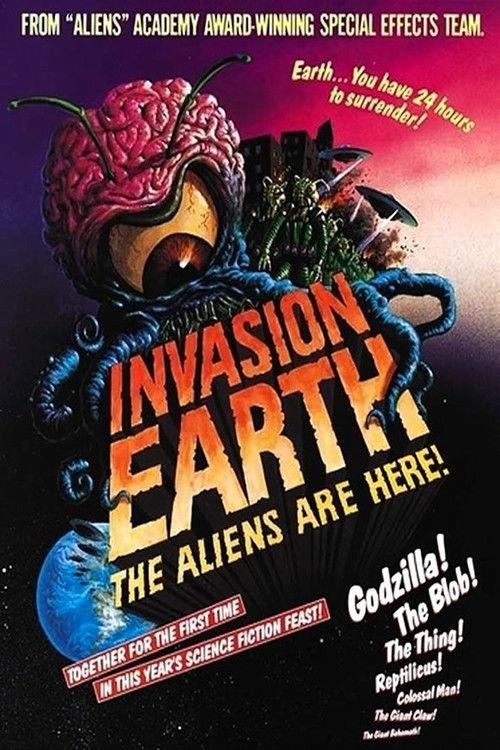 Invasion Earth: The Aliens Are Here 1988 official movie poster