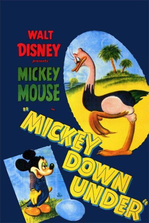 Mickey Down Under 1948 official movie poster