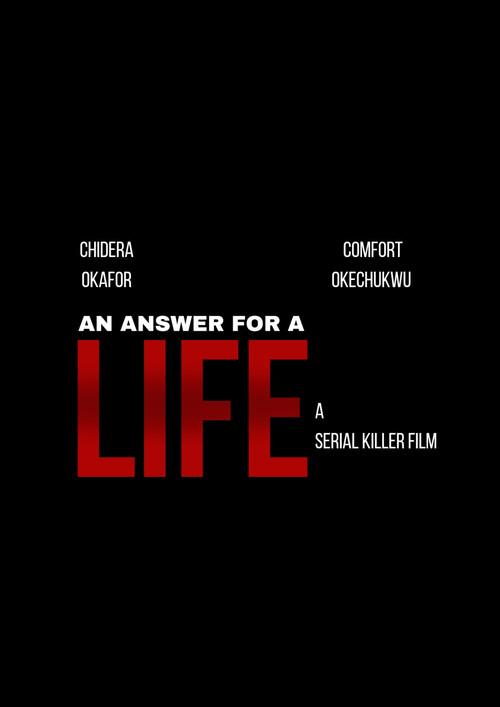 An Answer For A Life 2025 official movie poster