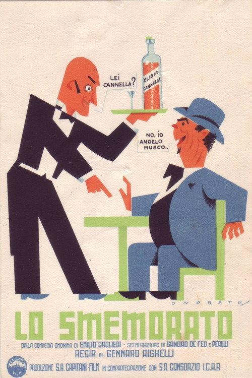 Lo Smemorato 1936 official movie poster