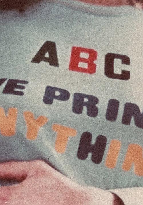 ABC - We Print Anything - In the Cards 1977 official movie poster