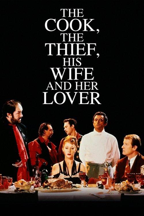 The Cook, the Thief, His Wife & Her Lover 1989 official movie poster