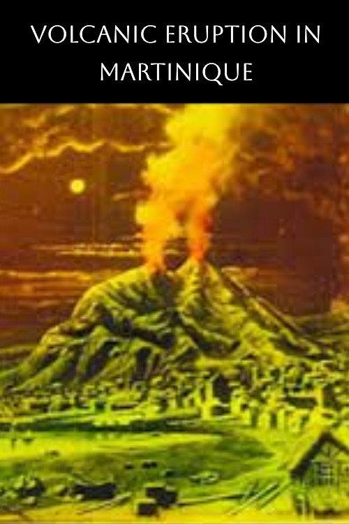 The Terrible Eruption of Mount Pelee and Destruction of St. Pierre, Martinique 1902 official movie poster