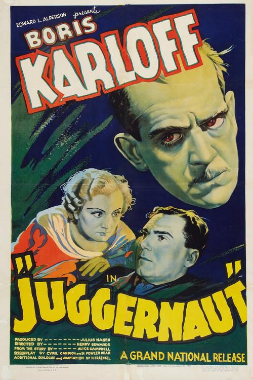 Juggernaut 1936 official movie poster