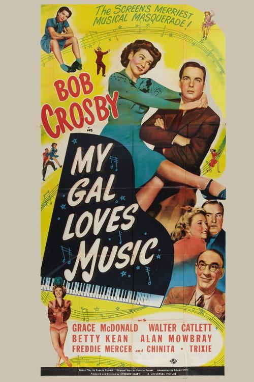 My Gal Loves Music 1944 official movie poster
