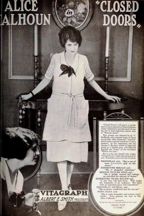 Closed Doors 1921 official movie poster