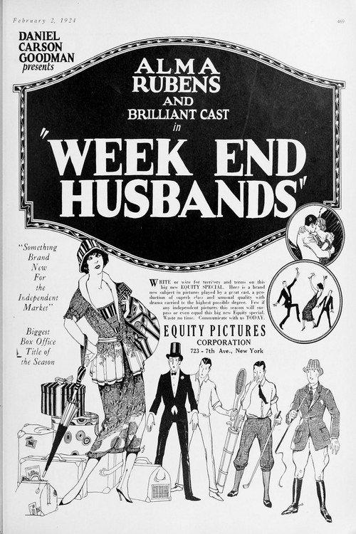 Week End Husbands 1924 official movie poster