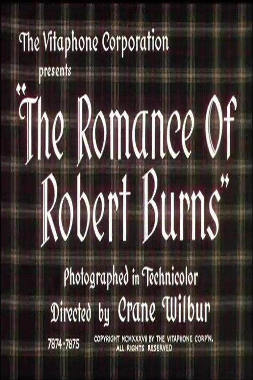 The Romance Of Robert Burns 1937 official movie poster