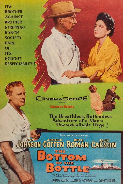 The Bottom of the Bottle 1956 official movie poster