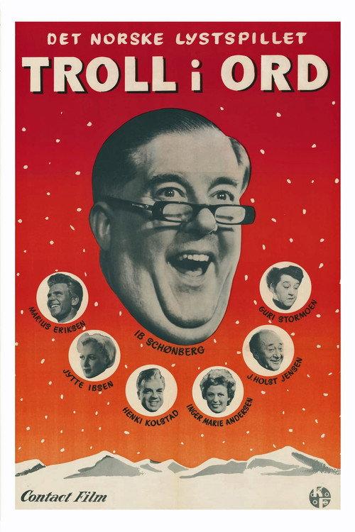 Troll i ord 1954 official movie poster