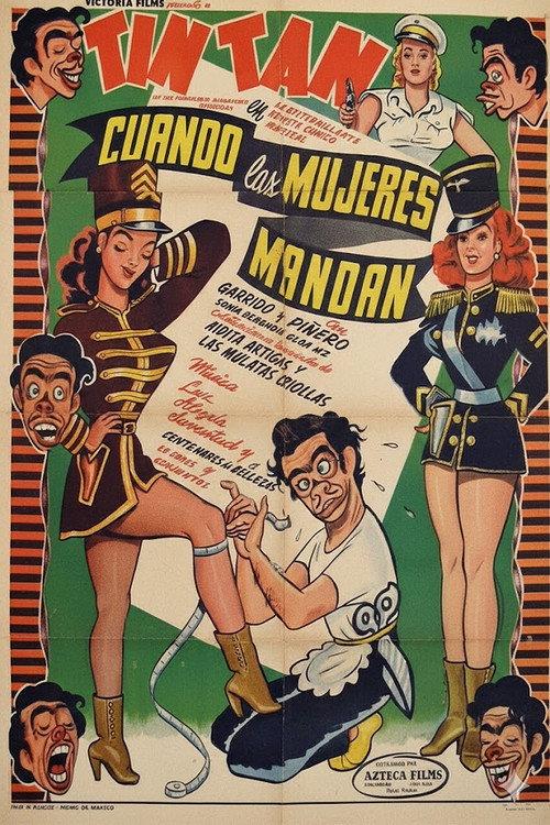 Cuando Las Mujeres Mandan 1951 official movie poster