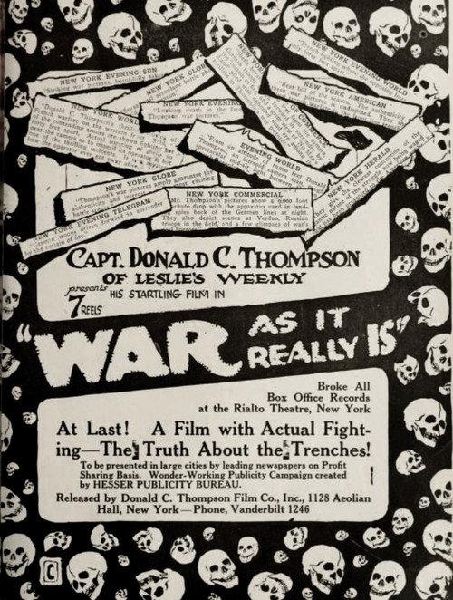 War As It Really Is 1916 official movie poster