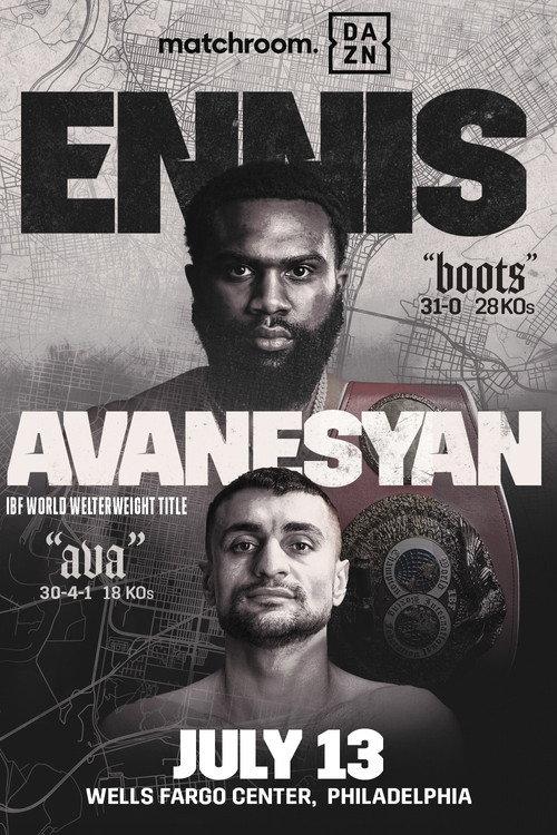 Jaron Ennis vs. David Avanesyan 2024 official movie poster