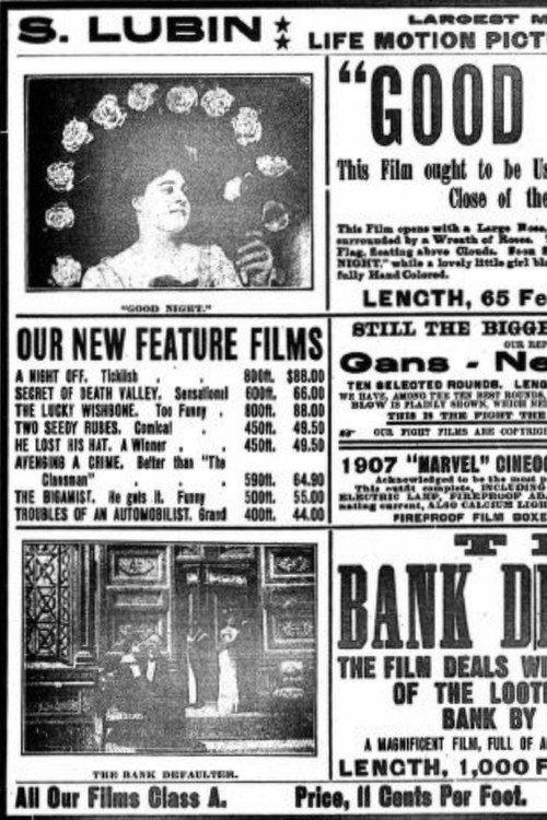 The Secret of Death Valley 1906 official movie poster