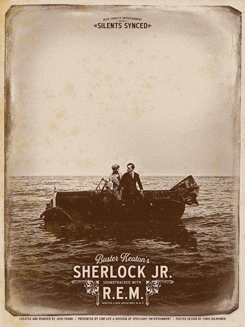 R.E.M x Buster Keaton's Sherlock Jr 2026 official movie poster