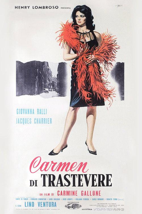 Carmen di Trastevere 1962 official movie poster