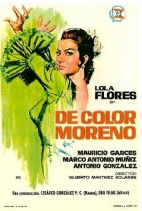De color moreno 1963 official movie poster