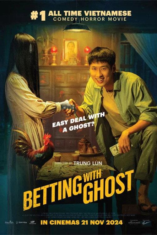 Betting with Ghost 2024 official movie poster