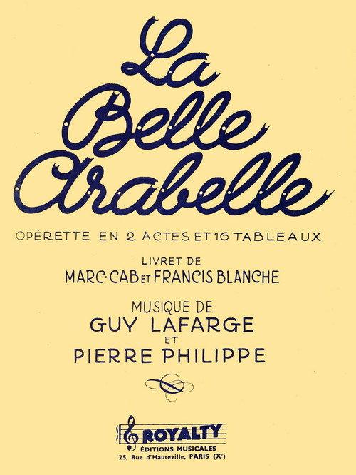 La Belle Arabelle 1964 official movie poster