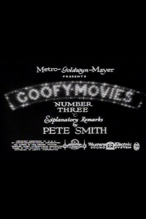 Goofy Movies Number Three 1934 official movie poster