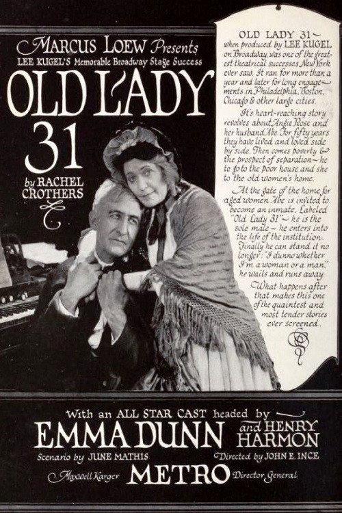 Old Lady 31 1920 official movie poster