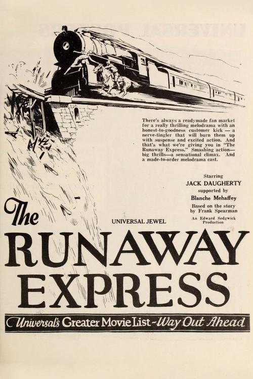 The Runaway Express 1926 official movie poster