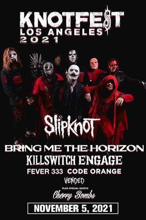 Slipknot - Knotfest Los Angeles 2021 official movie poster