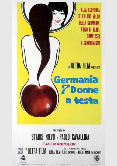 Germania 7 donne a testa 1970 official movie poster
