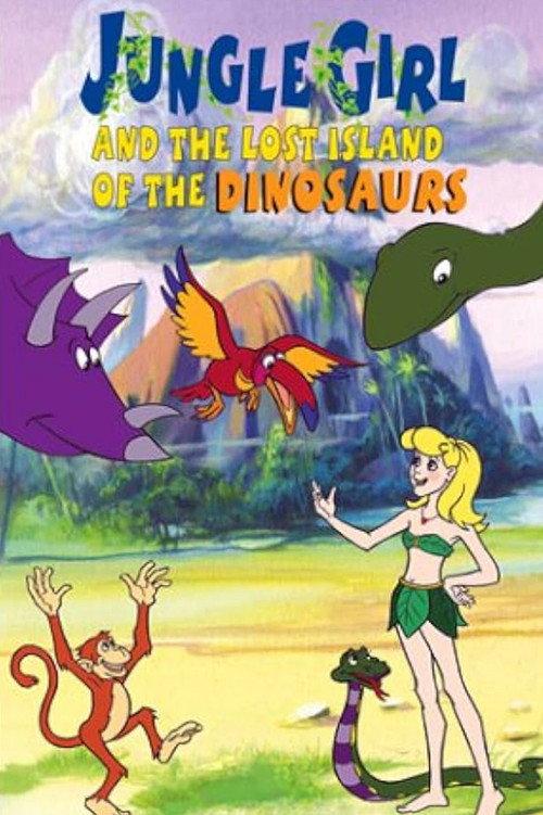 Jungle Girl and the Lost Island of Dinosaurs 2002 official movie poster