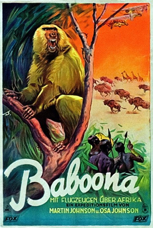 Baboona 1935 official movie poster