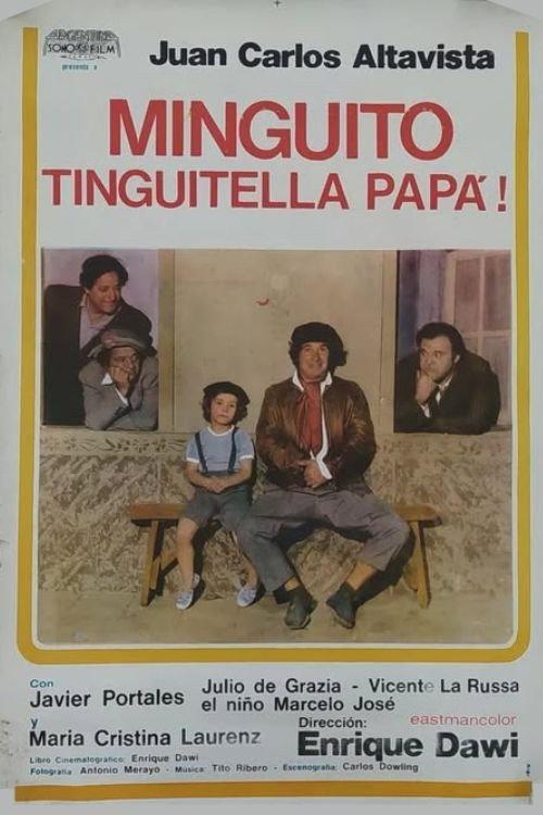 Minguito Tinguitela, papá 1974 official movie poster