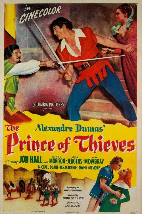 The Prince of Thieves 1948 official movie poster