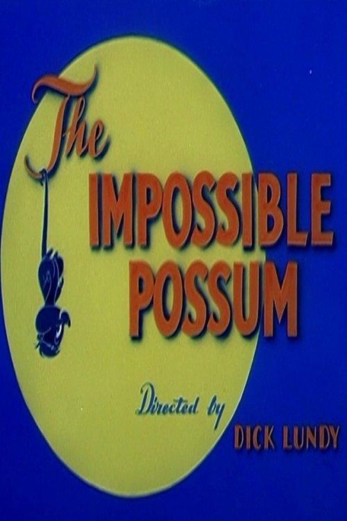 The Impossible Possum 1954 official movie poster