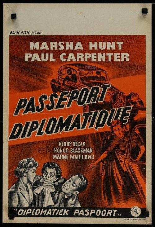 Diplomatic Passport 1954 official movie poster