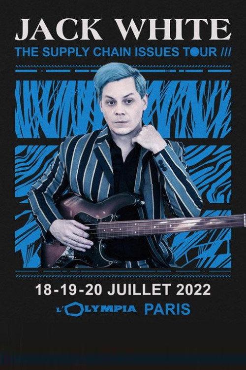Jack White à l'Olympia 2022 official movie poster
