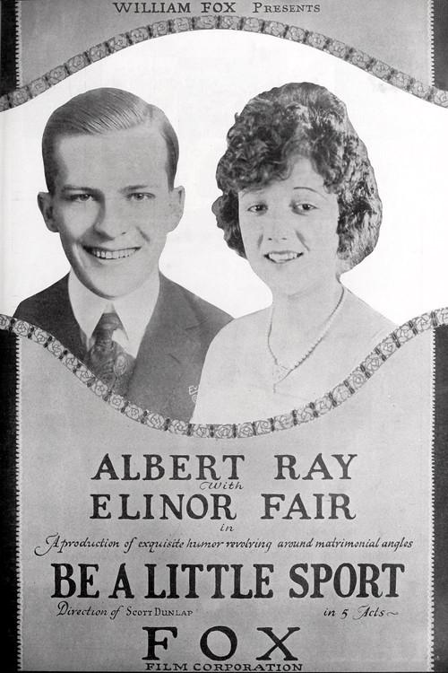 Be a Little Sport 1919 official movie poster