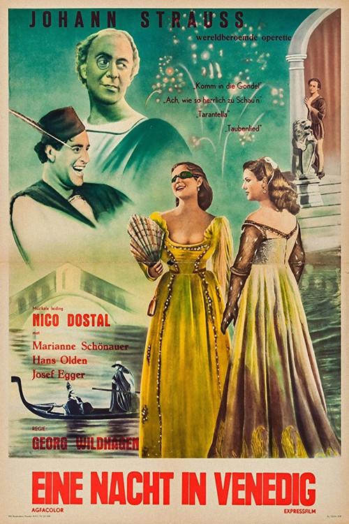 Eine Nacht in Venedig 1953 official movie poster