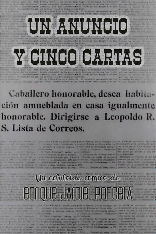 Un anuncio y cinco cartas 1937 official movie poster