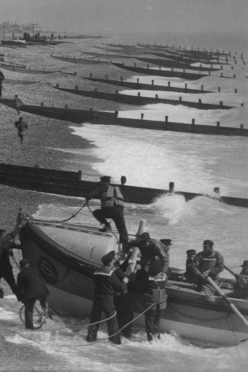 Launch of the Worthing Lifeboat Coming Ashore 1898 official movie poster