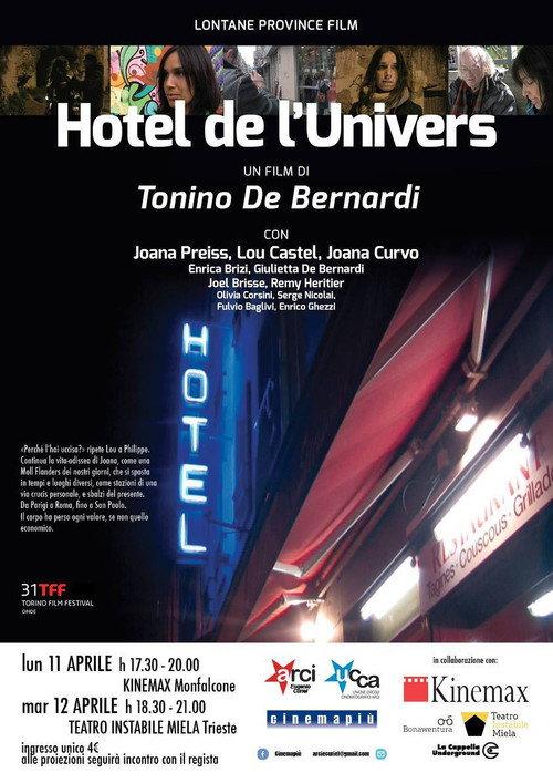 Hotel de l'Univers 2013 official movie poster