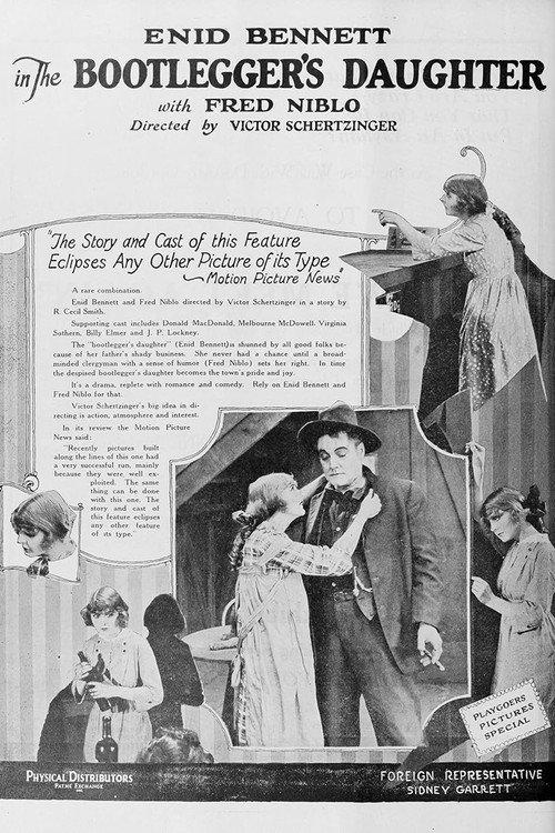 The Bootlegger's Daughter 1922 official movie poster