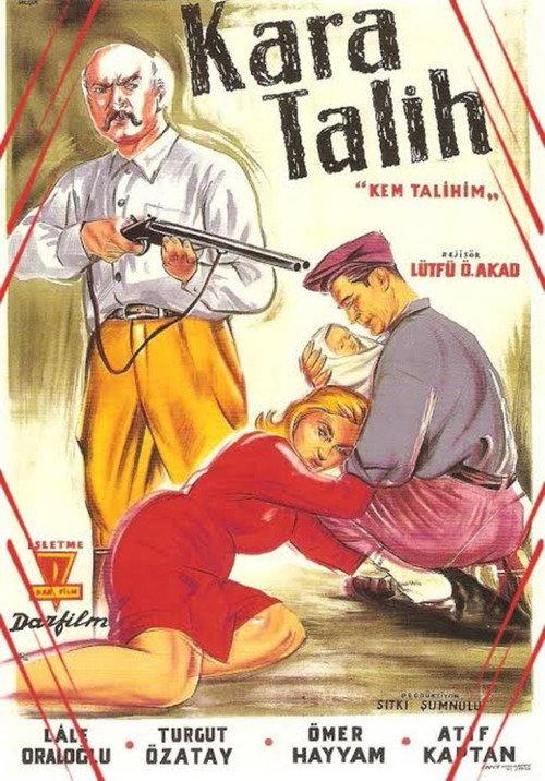 Kara Talih 1957 official movie poster