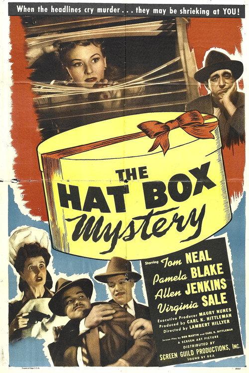 The Hat Box Mystery 1947 official movie poster