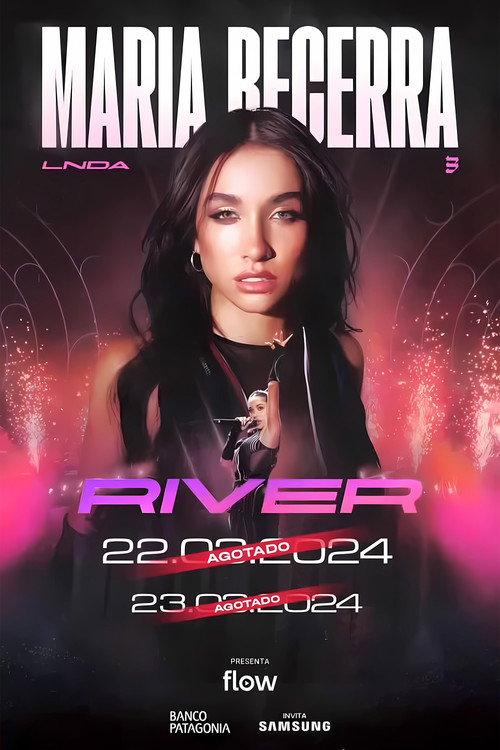 Maria Becerra Live: River 2024 official movie poster