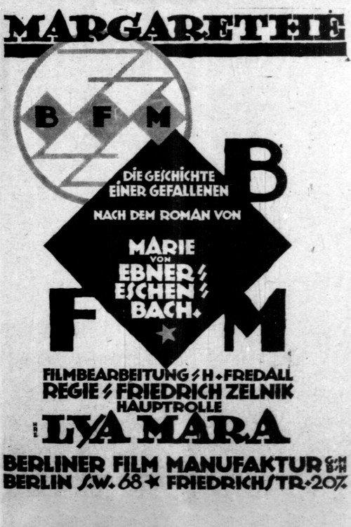 Margarete. Die Geschichte einer Gefallenen 1918 official movie poster