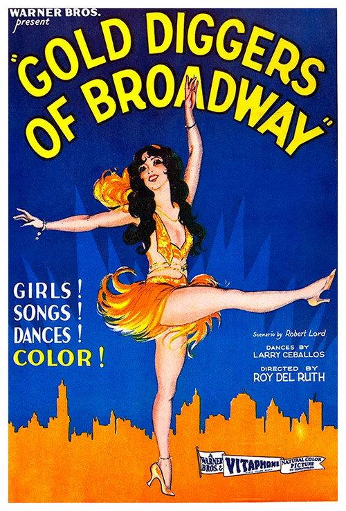 Gold Diggers of Broadway 1929 official movie poster